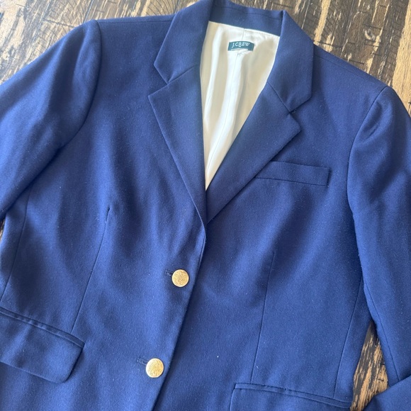 💫 J.Crew Navy Structured Blazer – Size 6 (Based on Measurements) - Picture 14 of 17